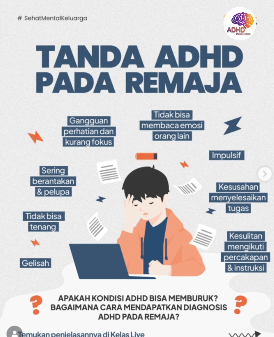 Screening ADHD Non-Diagnostik: Edukasi Awal bagi Orang Tua di Kabupaten Musi Rawas Utara